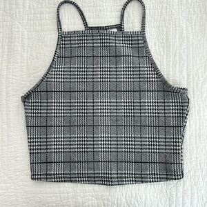 Plaid crop top